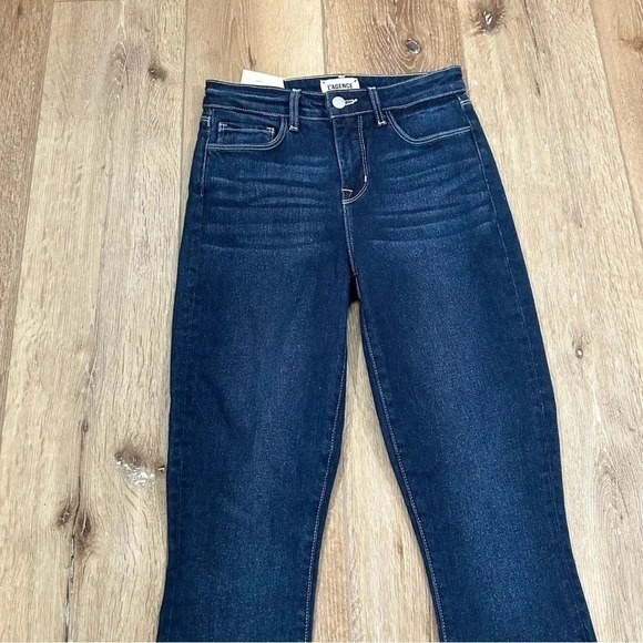 L'AGENCE Margot High Rise Skinny Dark Wash Denim Jeans Size 24 NWT - Picture 3 of 9